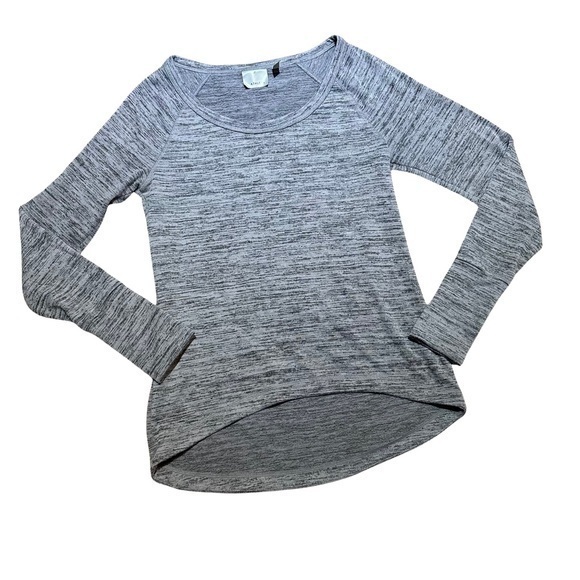 ATHLETA high low long sleeve grey space die size XS ss - Picture 1 of 4